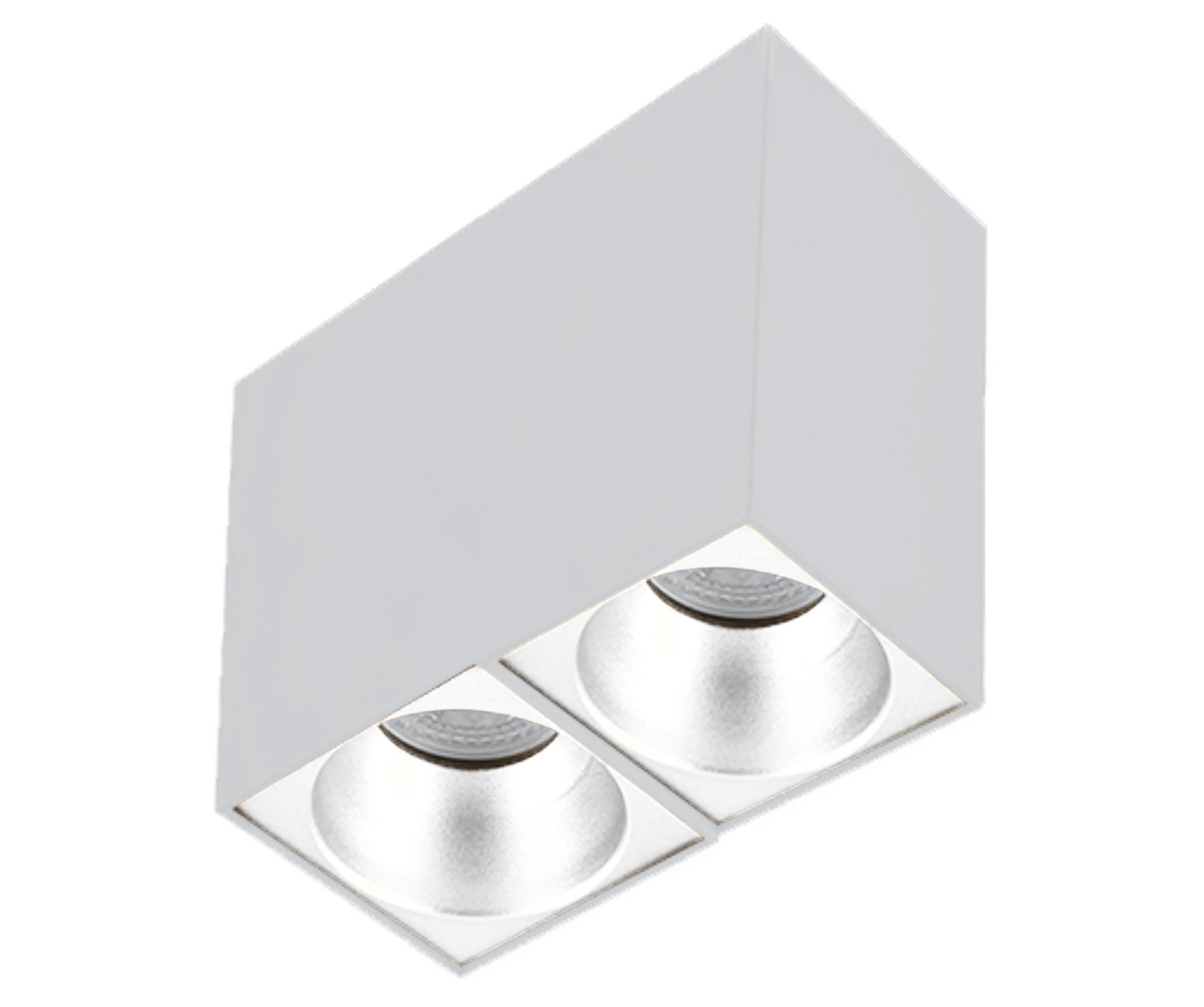 Sıva Üstü Kare Led Spot Armatür 10x20x14 Cm Beyaz - Beyaz