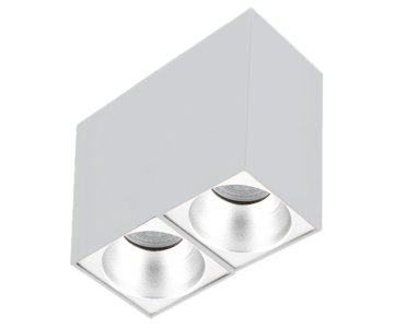 Sıva Üstü Kare Led Spot Armatür 10x20x14 Cm Beyaz - Beyaz