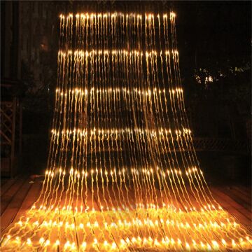 Animasyonlu Akar Perde ve Zemin Yılbaşı Süsü 2x2 Metre 512 Ledli Akar Perde ve Zemin Yılbaşı Ağacı Süsü SNC-633
