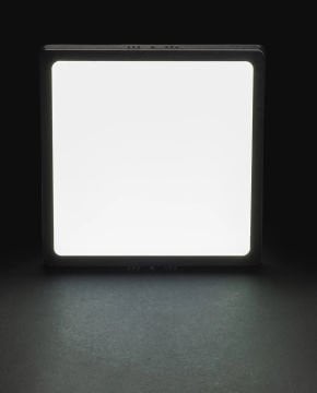 Noas 18W Sıva Üstü Kare Led Panel Siyah Kasa Beyaz Işık YL15-1800-S