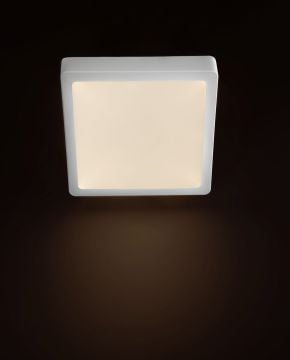 Noas 18W Sıva Üstü Kare Led Panel Siyah Kasa Günışığı YL15-1801-S