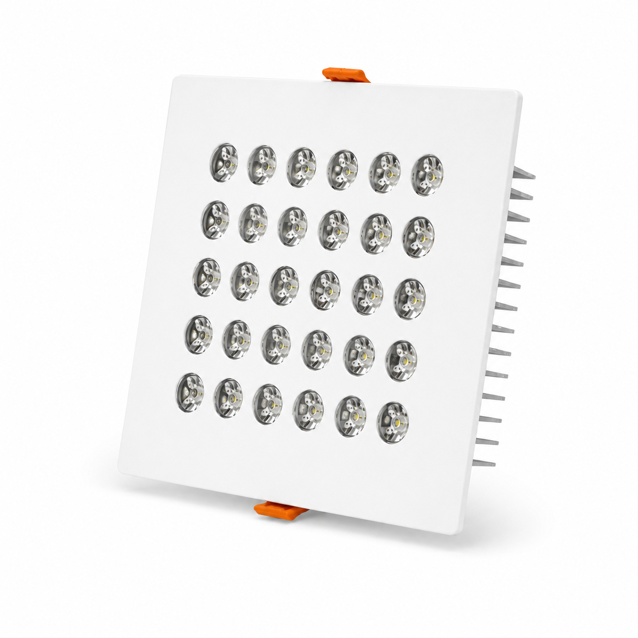 Kare Kuyumcu Led Spot Armatürü 54W 30 Lens Sıva Altı 3000K + 6000K