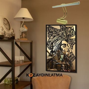 Goya Dekoratif Ayna ve Tablo Üstü Flüt Aplik 35CM GY4206