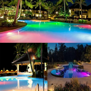 Led Havuz ve Fıskiye Aydınlatma Spot Armatürü 3 Watt 12 Volt Metal Kasa