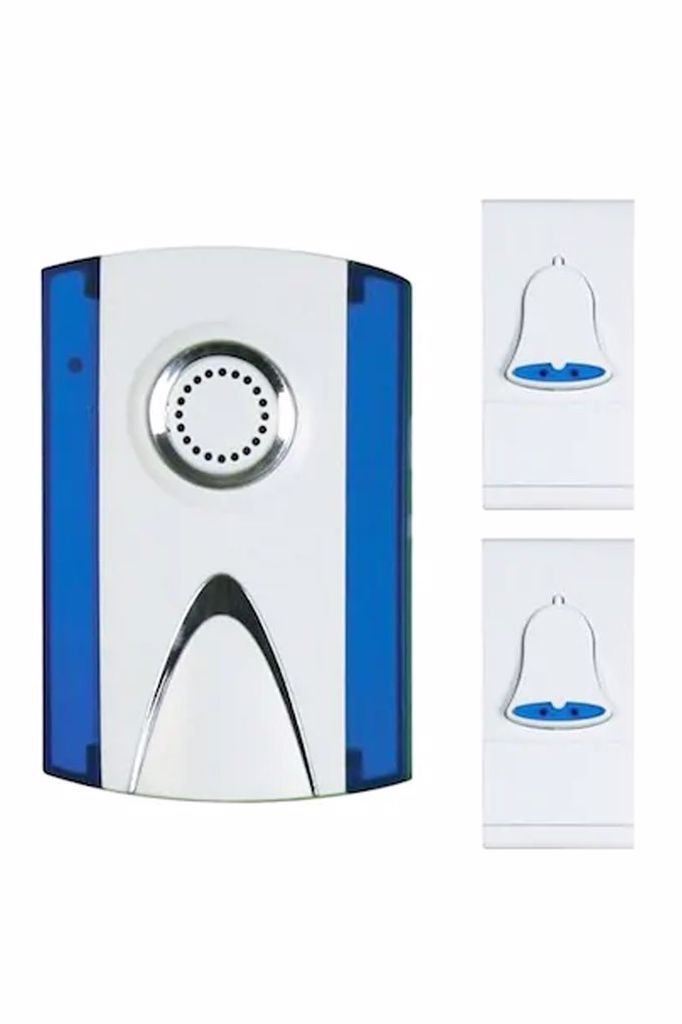 Cata Kablosuz Çift Butonlu Uzaktan Kumandalı Kapı Zili CT-203