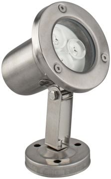 Led Havuz ve Fıskiye Aydınlatma Spot Armatürü 3 Watt 12 Volt Metal Kasa