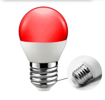 Cata 6 Watt E27 Duylu Renkli Led Ampul CT-4276 KIRMIZI