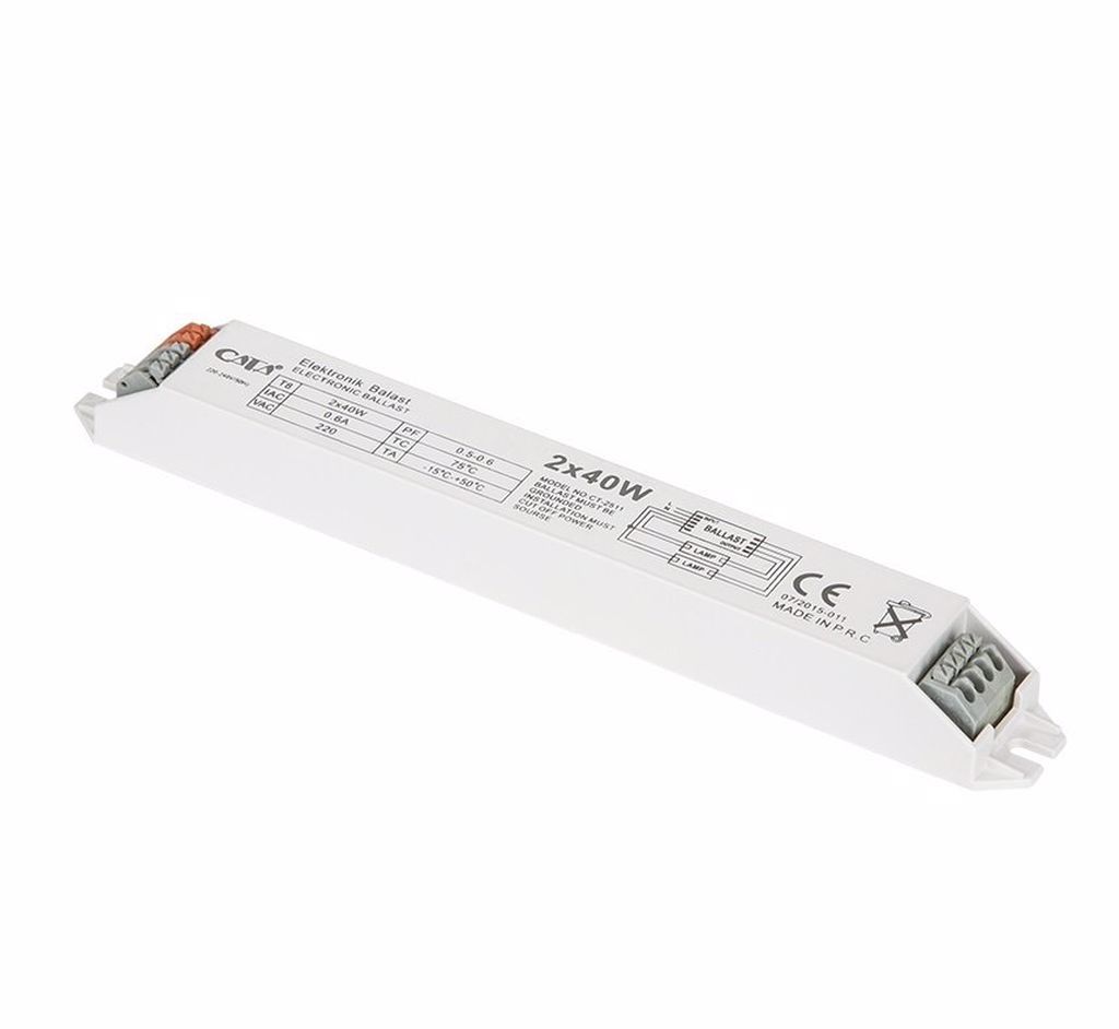 Cata 2x40W Elektronik Balast ct-2511