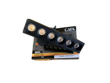 Cata 36W Kama Led Ray Spot Aydınlatma Armatürü Oynar Başlıklı ct-5395
