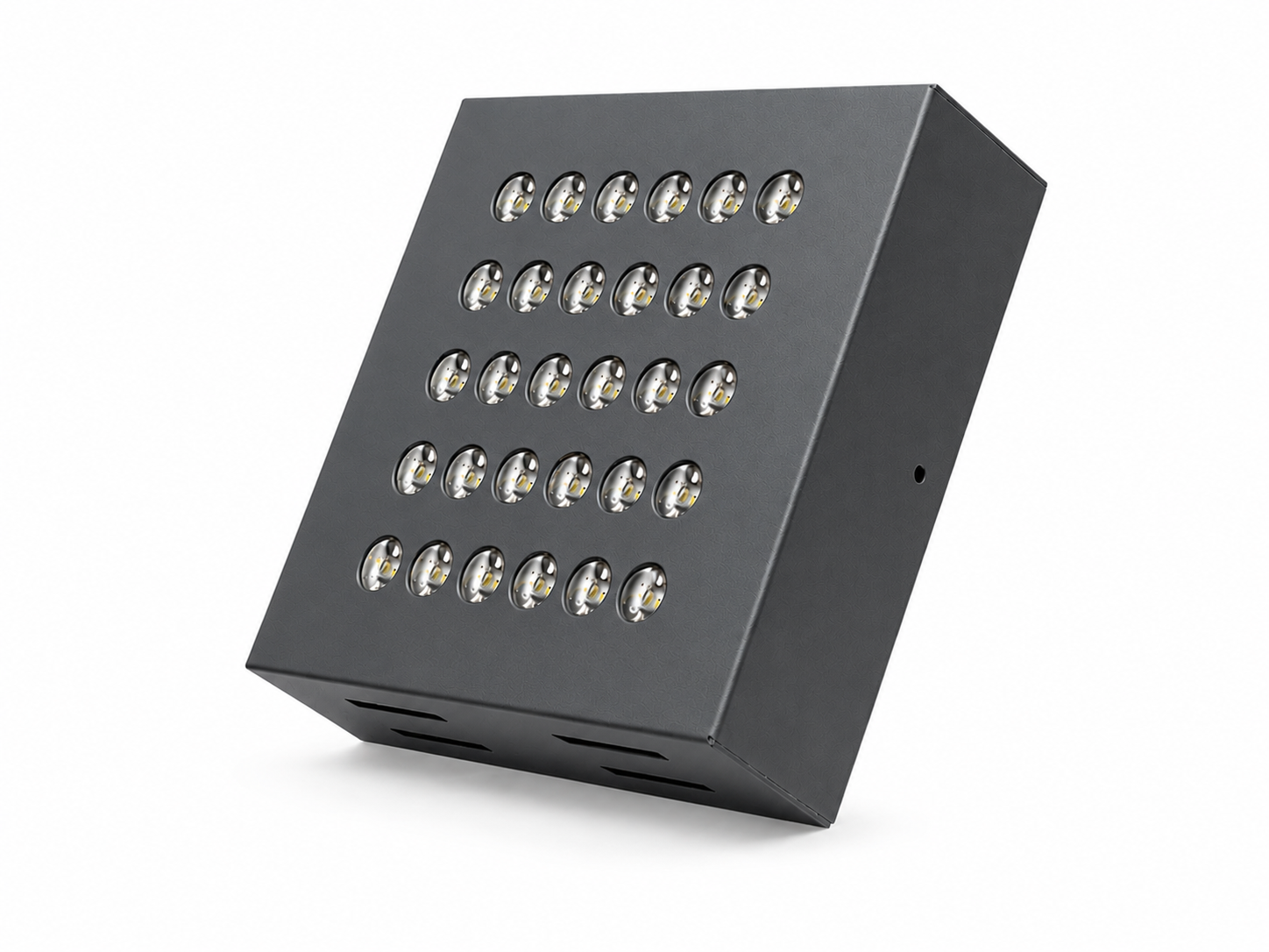 Kare Kuyumcu Led Spot Armatürü 54W 30 Lens Sıva Üstü 3000K + 6000K Antrasit