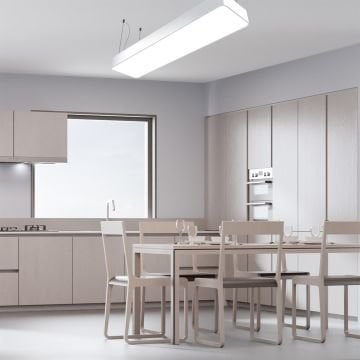 Oval Dikdörtgen Davul Modern Led Sarkıt Avize Aydınlatma Linear Avize Armatür