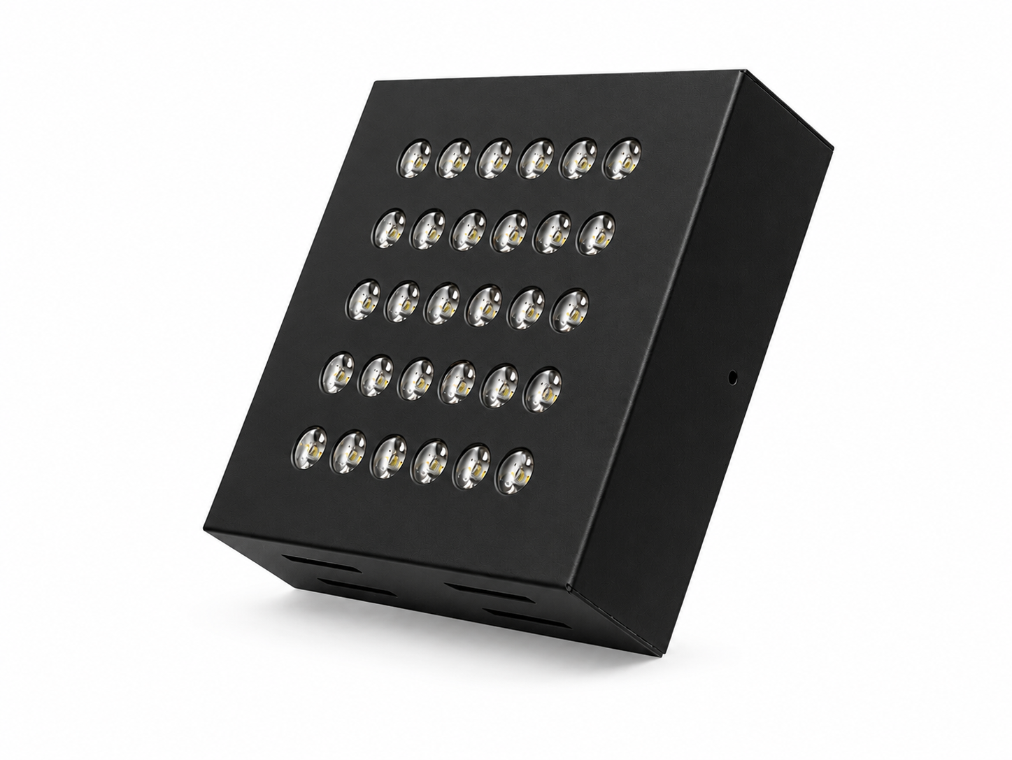 Kare Kuyumcu Led Spot Armatürü 54W 30 Lens Sıva Üstü 3000K + 6000K Siyah