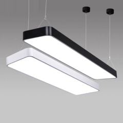 Oval Dikdörtgen Davul Modern Led Sarkıt Avize Aydınlatma Linear Avize Armatür