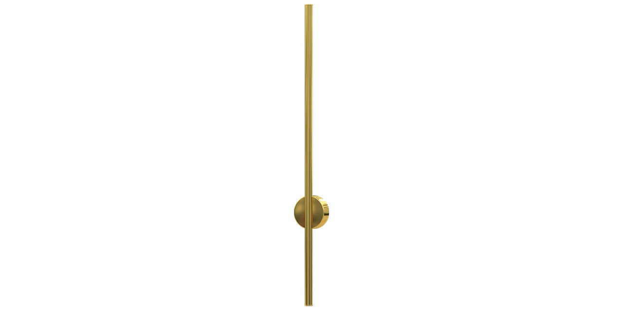 Goya 12W Düz Dekoratif Çift Yönlü Duvar Aplik Armatür 75CM GY 4208 Gold