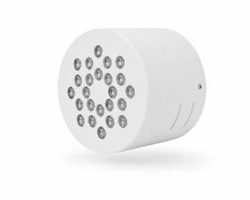 Yuvarlak Kuyumcu Led Spot Armatürü 44W 24 Lens Sıva Üstü 3000K + 6000K