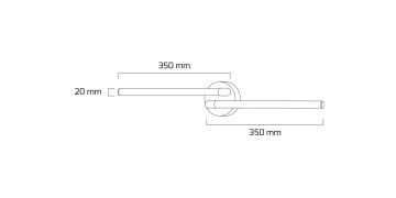 Goya 12W Şaşırtma Dekoratif Çift Yönlü Duvar Aplik Armatür 75CM GY 4209