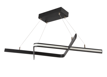 Double Boomerang Modern Led Avize Sarkıt Linear Aydınlatma Sarkıt Lineer Avize