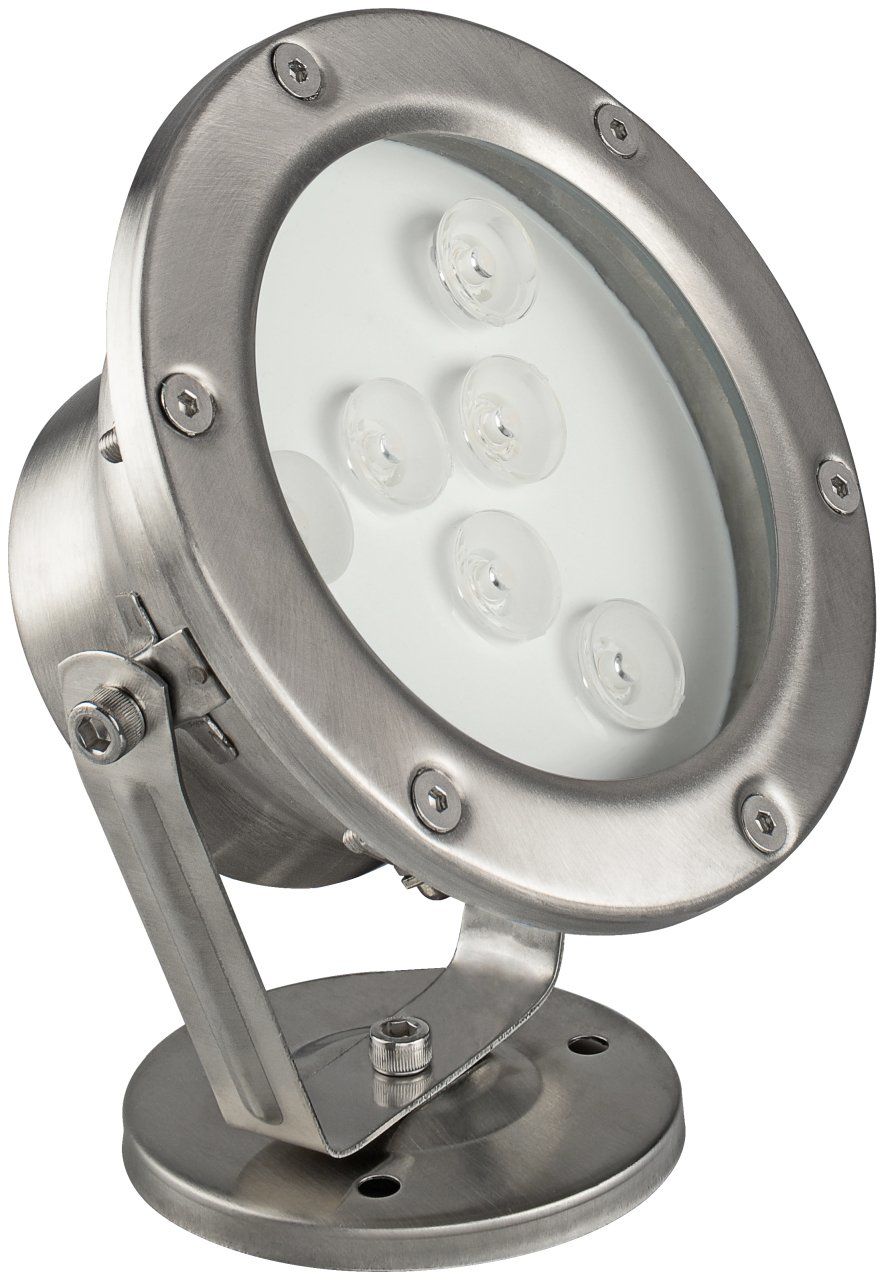 Led Havuz ve Fıskiye Aydınlatma Spot Armatürü 6-9 Watt 12 Volt Metal Kasa