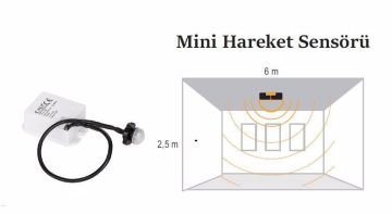 Cata 360 Derece Mini Sensör ct-9188