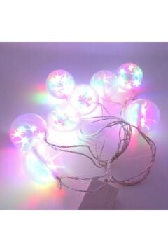 Sarkıt Animasyonlu Renkli Küre Led Yılbaşı Ağaç Süsü 3 Metre Noel Küre Animasyonlu Yılbaşı Süsü SNC-716