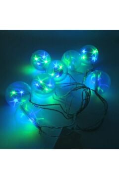 Sarkıt Animasyonlu Renkli Küre Led Yılbaşı Ağaç Süsü 3 Metre Noel Küre Animasyonlu Yılbaşı Süsü SNC-716