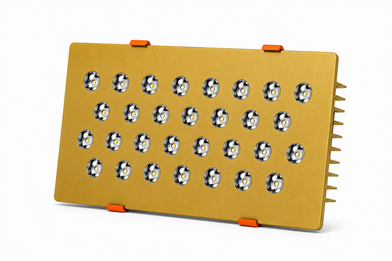 Dikdörtgen Kuyumcu Led Spot Armatürü 50W 28 Lens Sıva Altı 3000K + 6000K Gold Fırın Boya