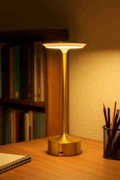Cata Toronto Şarjlı Dokunmatik Masa Lambası 3 Renk Yanma Modlu Gold Renk CT-8438