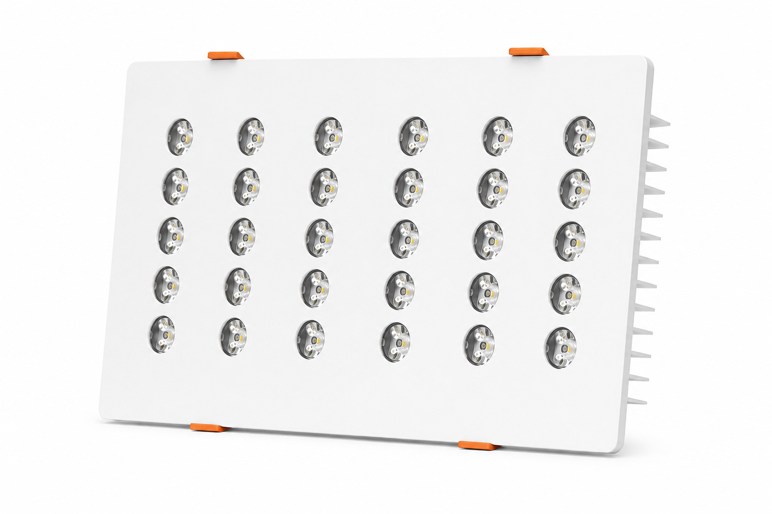 Dikdörtgen Kuyumcu Led Spot Armatürü 54W 30 Lens Sıva Altı 3000K + 6000K