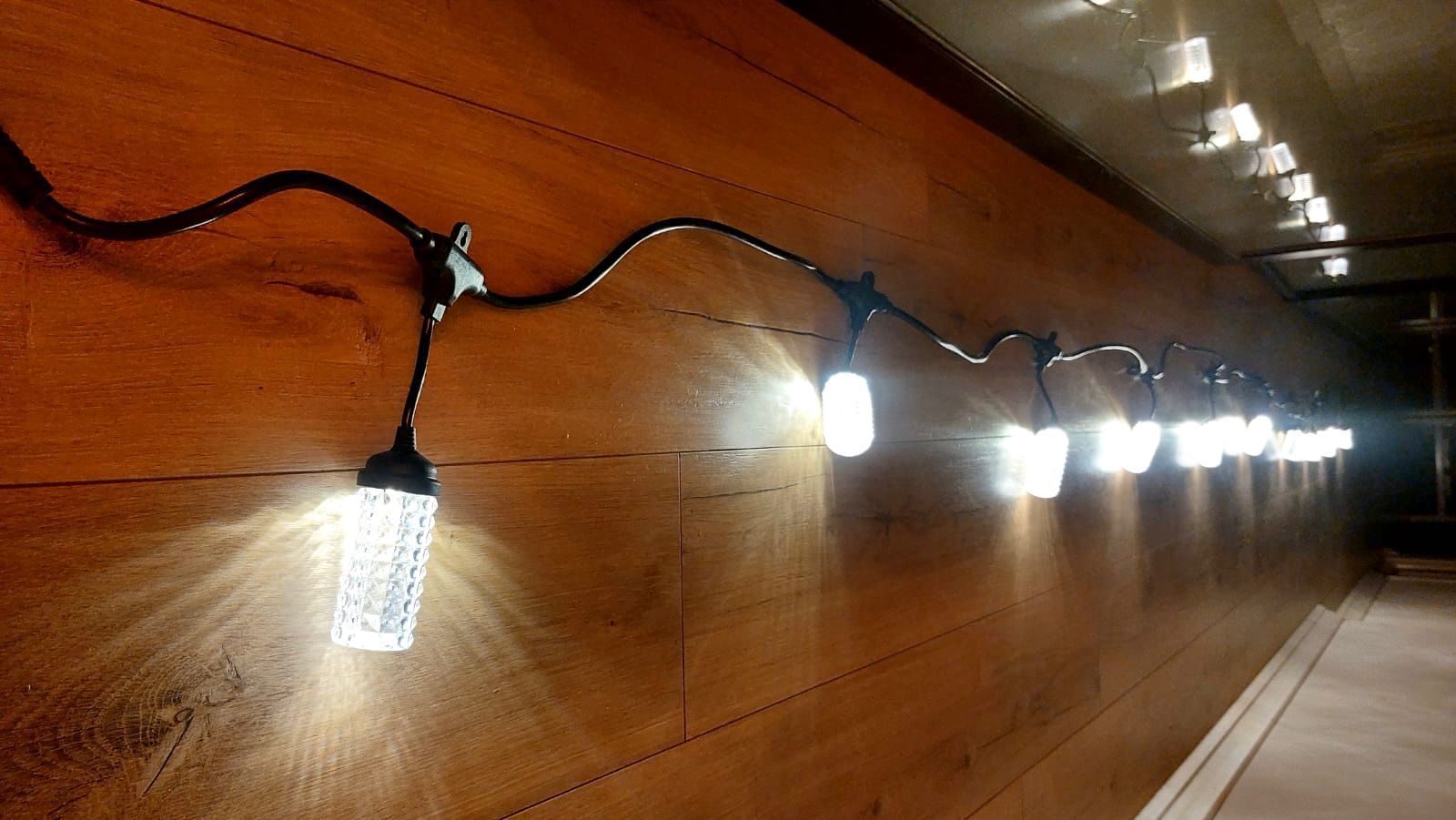 Carnaval Dış Mekan Silindir Set 10 Ledli Yılbaşı Ağaç ve Bahçe Aydınlatma E27 Duylu SNC-719-1