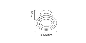 Goya 14 Watt Samsung Ledli Yuvarlak Cob Led Spot Mağaza Armatürü GY 3050-14