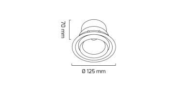 Goya 14 Watt Samsung Ledli Yuvarlak Cob Led Spot Mağaza Armatürü GY 3050-14