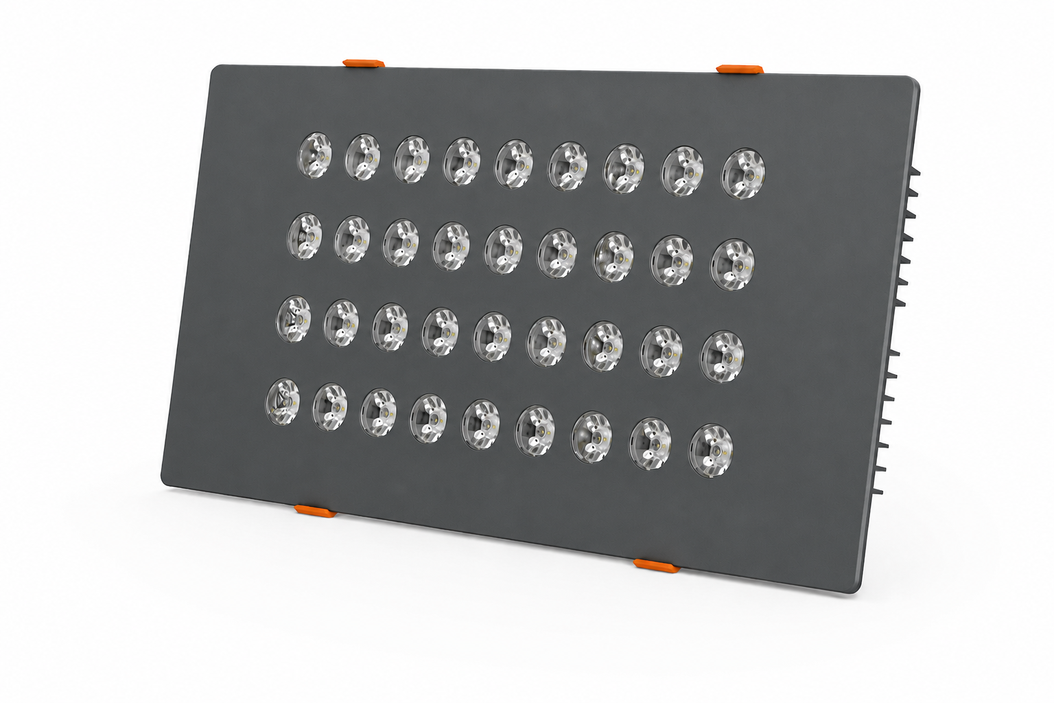 Dikdörtgen Kuyumcu Led Spot Armatürü 65W 36 Lens Sıva Altı 3000K + 6000K Antrasit