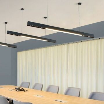 Samsung Ledli Sıva Üstü Mercekli Led Lineer Armatür 3x4 Cm Profil 280 Cm Linear Aydınlatma