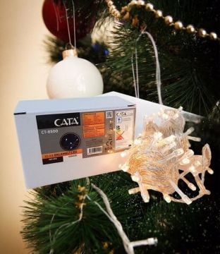 Cata 10 Metre Eklenebilir Süsleme 100 Ledli 10 Led Flashlı ct-8504