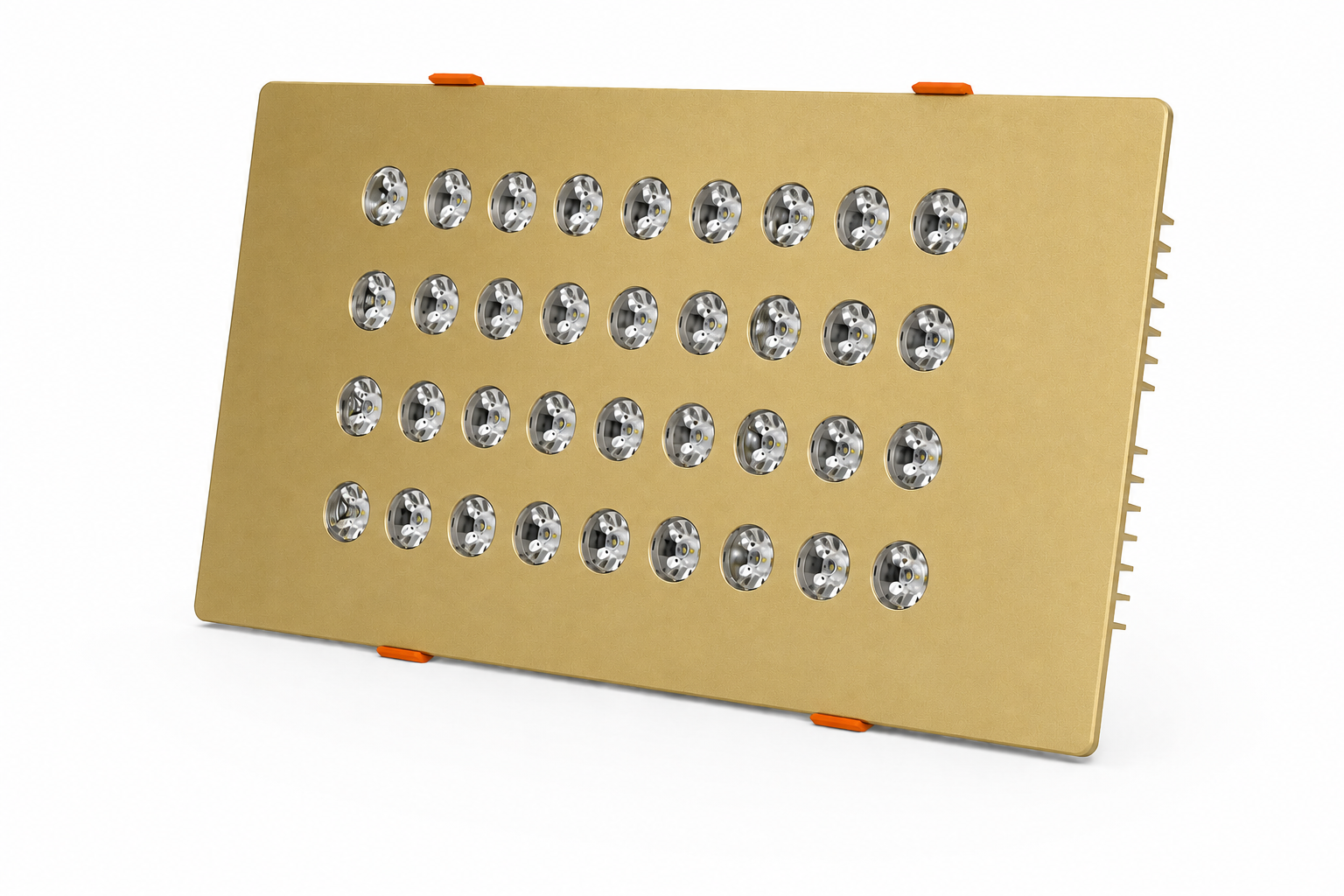 Dikdörtgen Kuyumcu Led Spot Armatürü 65W 36 Lens Sıva Altı 3000K + 6000K Gold Fırın Boya