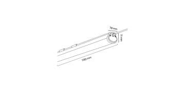 Goya 36 Watt Led Etanj Aydınlatma Armatürü 113 Cm GY 4317