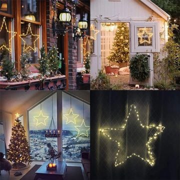 Led Hortum Yıldız Dış Mekan Bahçe Yılbaşı Süsleme SNC-801