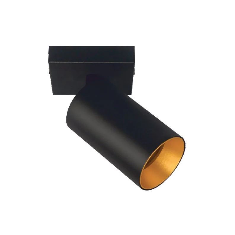 Cata Urartu Siyah Gold Sıva Üstü Dekoratif Spot Armatür ct-5428