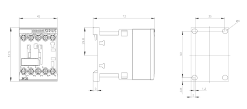 Siemens 22A AC/DC Dört Kutuplu Sirius Kontaktör 3RT2317-1AP00
