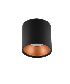 Cata Foça Siyah Bakır Sıva Üstü Silindir Dekoratif Spot Armatür ct-5421