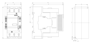 Siemens 33-100kVAR 1NO+1NC Sirius Kondansatör Kontaktör 3RT2646-1AP03