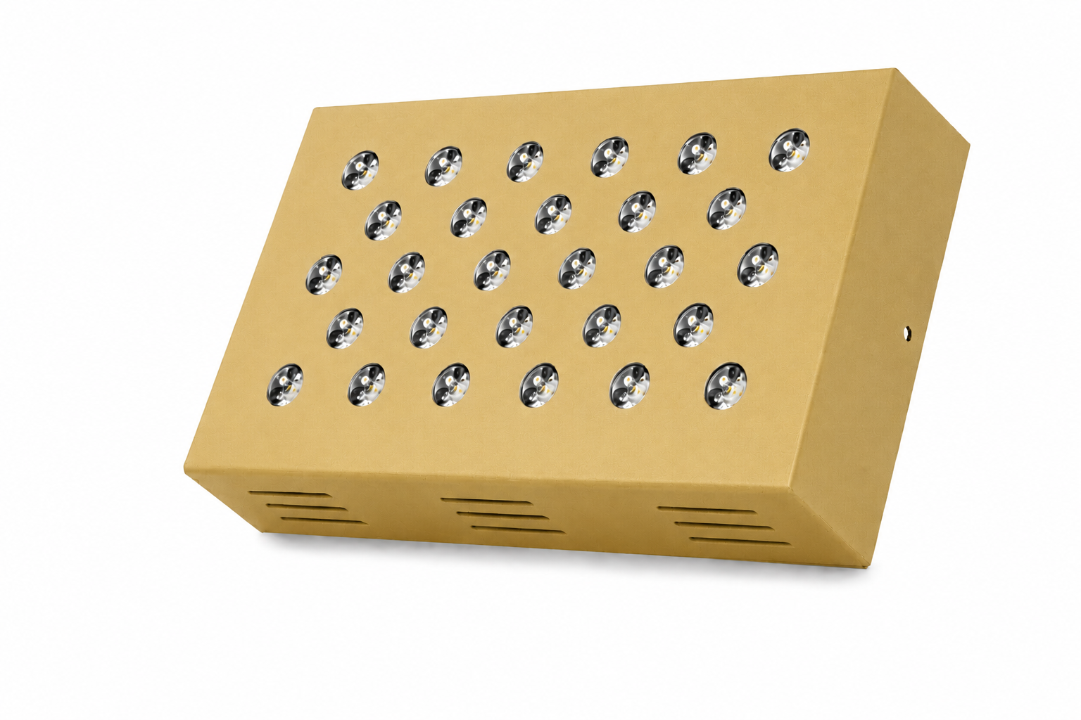 Dikdörtgen Kuyumcu Led Spot Armatürü 50W 28 Lens Sıva Üstü 3000K + 6000K Gold Fırın Boya