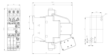 Siemens 8-25kVAR 1NO+2NC Sirius Kondansatör Kontaktör 3RT2627-1AP05