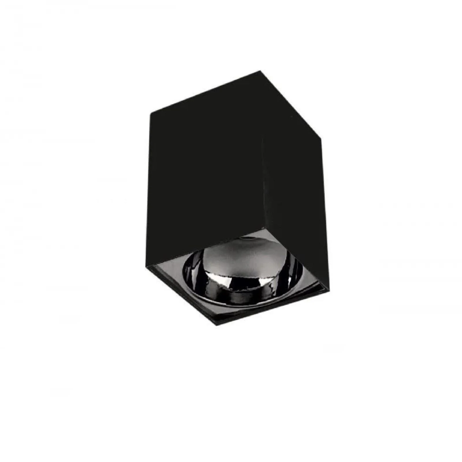 Cata Bergama Siyah Platin Sıva Üstü Kare Dekoratif Spot Armatür ct-5420