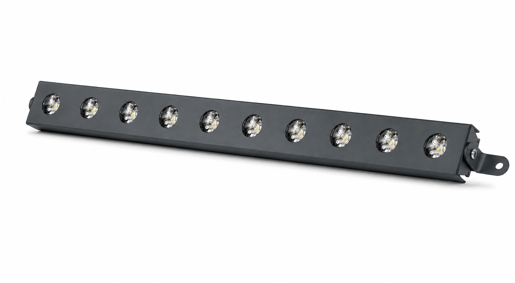 Linear Kuyumcu Led Spot Armatürü 100Cm 36W 19 Lens Sıva Üstü 3000K + 6000K Antrasit