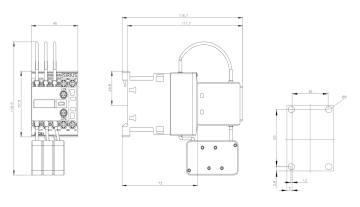 Siemens 0-12.5kVAR 1NO+1NC Sirius Kondansatör Kontaktör 3RT2617-1AP03