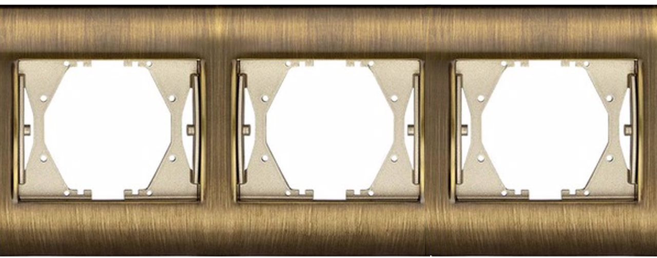 Viko Thea Blu Üçlü Çerçeve Antik