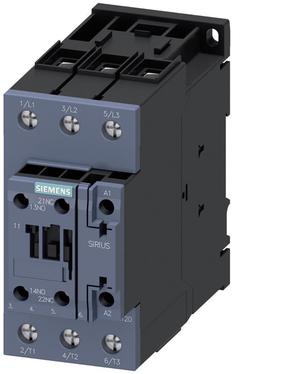 Siemens 65A 30kW AC/DC Sirius Kontaktör 3RT2037-1NB30