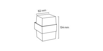 Goya 14W Dış Mekan Dekoratif Led Duvar Aplik Aydınlatma GY 6230