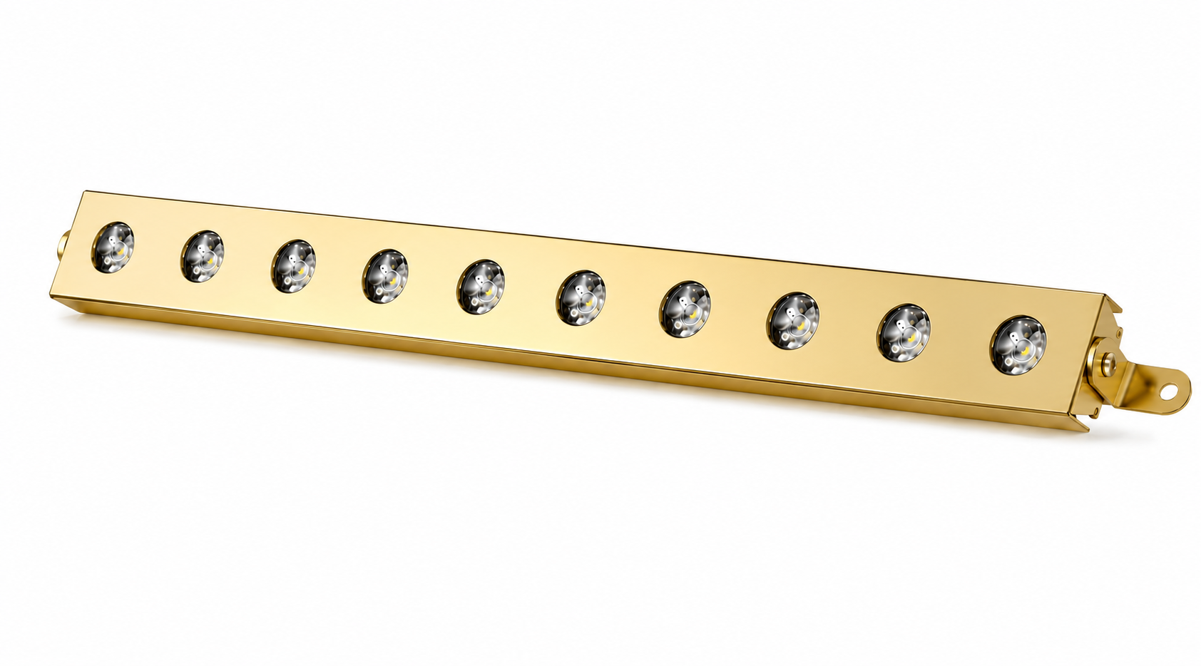 Linear Kuyumcu Led Spot Armatürü 100Cm 36W 19 Lens Sıva Üstü 3000K + 6000K Gold Kaplama